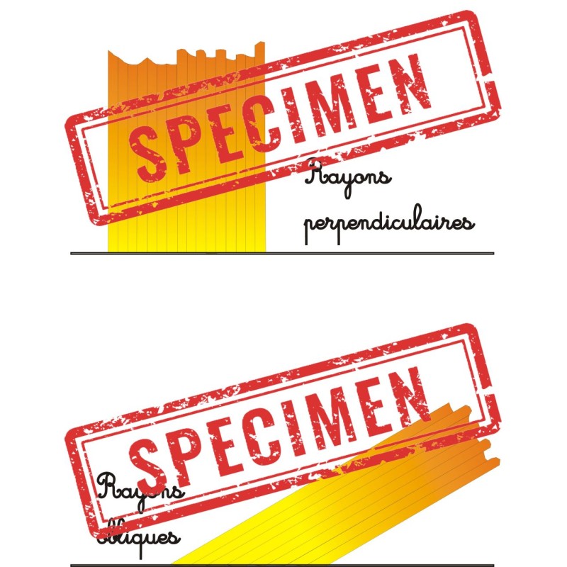 Affiche sur les rayons du...
