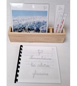 Nomenclature les calottes glaciaire