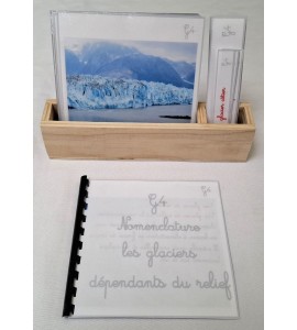 Nomenclature les glaciers dépendants du relief