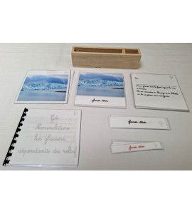 Nomenclature les glaciers dépendants du relief