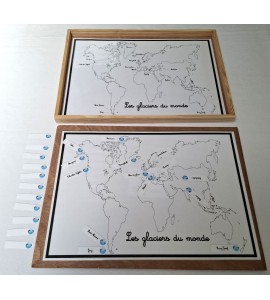 Affiches de travail - Les glaciers du monde