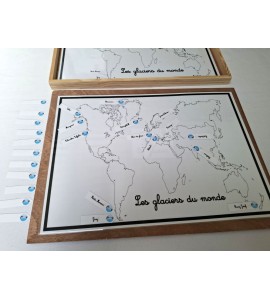 Affiches de travail - Les glaciers du monde