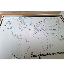 Affiches de travail - Les glaciers du monde