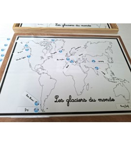 Affiches de travail - Les glaciers du monde