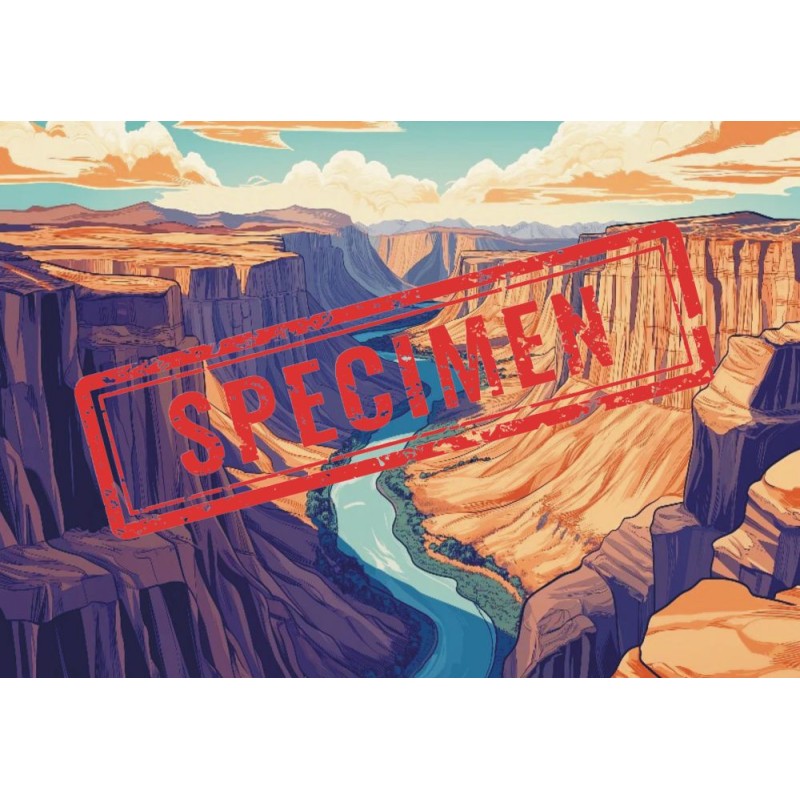 Affiche canyon
