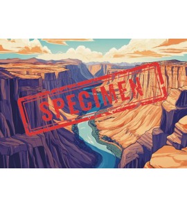 Affiche canyon
