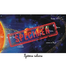 Affiches de travail - le système solaire + flèches