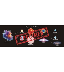 Cycle de vie des étoiles - bâches + étiquettes