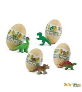 Set de 4 oeufs de dinosaures