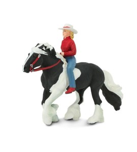 Audrey sur le cheval