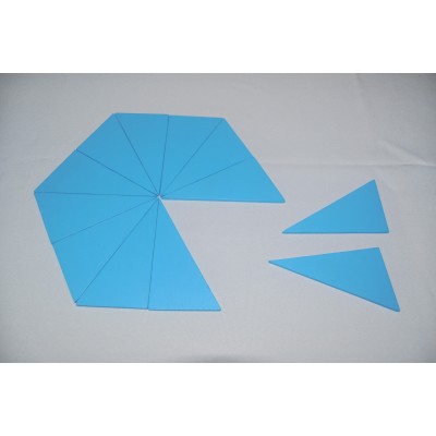 Triangles constructeurs bleus