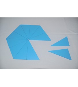 Triangles constructeurs bleus