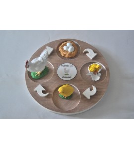 Cycle de vie du poulet - plateau + figurines