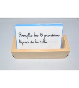 Boite de commande pour la table de cent