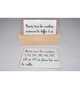 boite de commandes pour la table de Pythagore