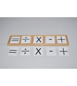 plateau des symboles mathématiques