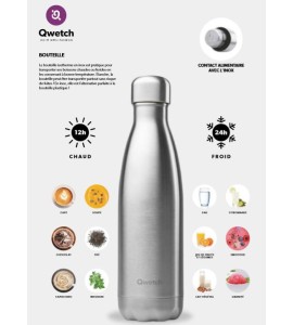 Bouteille isotherme - 1500 ml - Inox