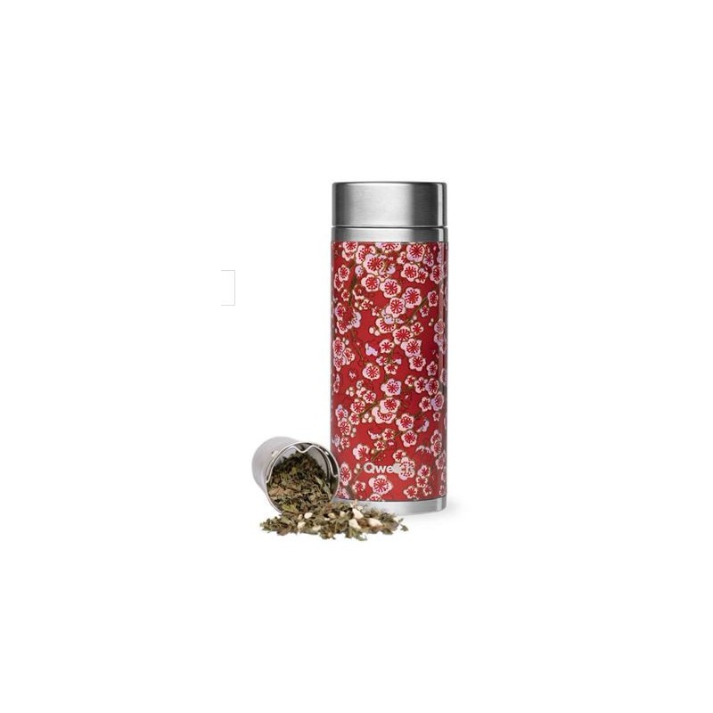 Théière inox - 300 ml - Flowers Rouge