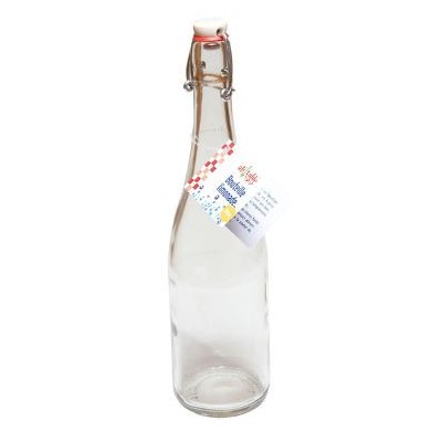 Bouteille verre à bouchon porcelaine - 75 cl