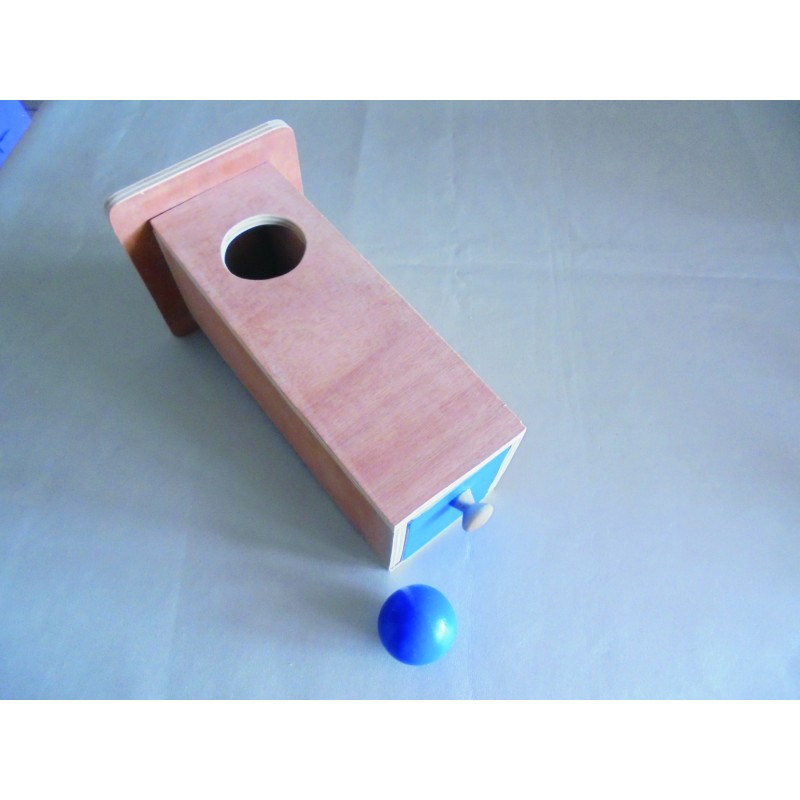 Boîte à Tiroir avec Balle - Nido - matériel montessori - jeux éducatif -  apprentissages bébé