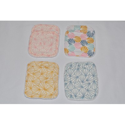 Lot de 8 lingettes lavable