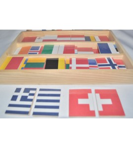 Puzzles drapeaux d'Europe