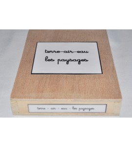 coffret terre -eau -air les paysages