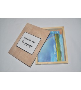 coffret terre -eau -air les paysages