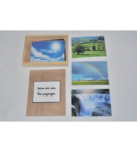 coffret terre -eau -air les paysages