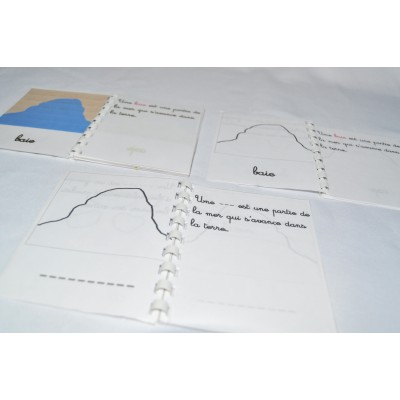 lot de 3 livrets sur les formations géographiques