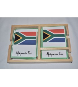 Cartes de nomenclatures drapeaux d'Afrique