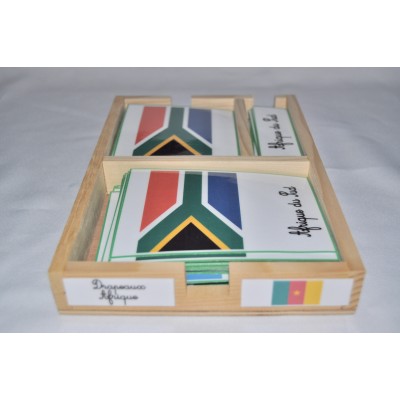Cartes de nomenclatures drapeaux d'Afrique