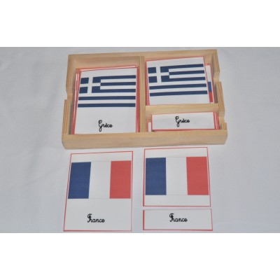 Cartes de nomenclatures drapeaux d'Europe