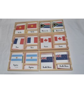 Pack nomenclatures drapeaux du monde