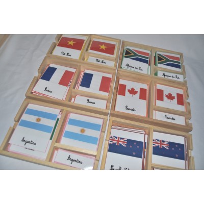 Pack nomenclatures drapeaux du monde