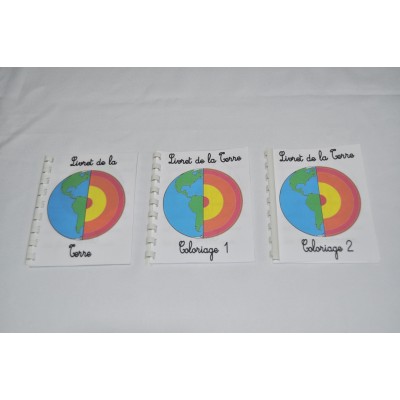 lot de 3 livrets structure de la terre