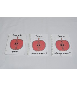 lot de 3 livrets sur la pomme