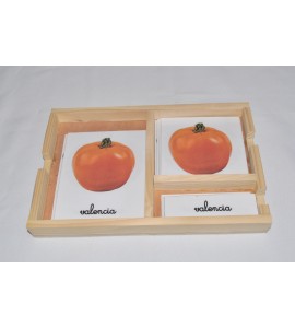 Cartes de nomenclatures les tomates en 3 parties