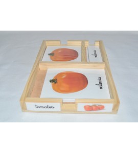 Cartes de nomenclatures les tomates en 3 parties