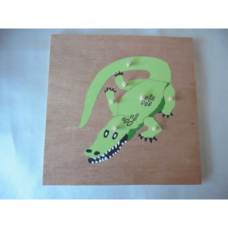 Puzzle crocodile