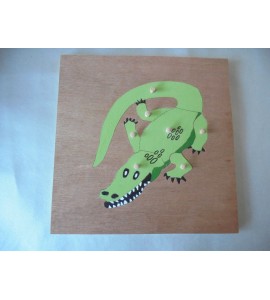 Puzzle crocodile