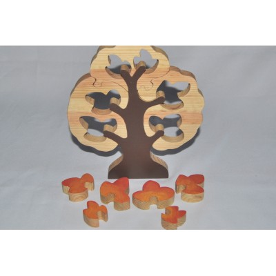 Puzzle arbre d'automne