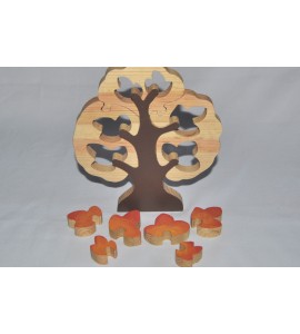 Puzzle arbre d'automne