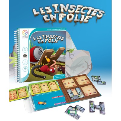 - Les insectes en folie - Jeux magnétiques de voyage