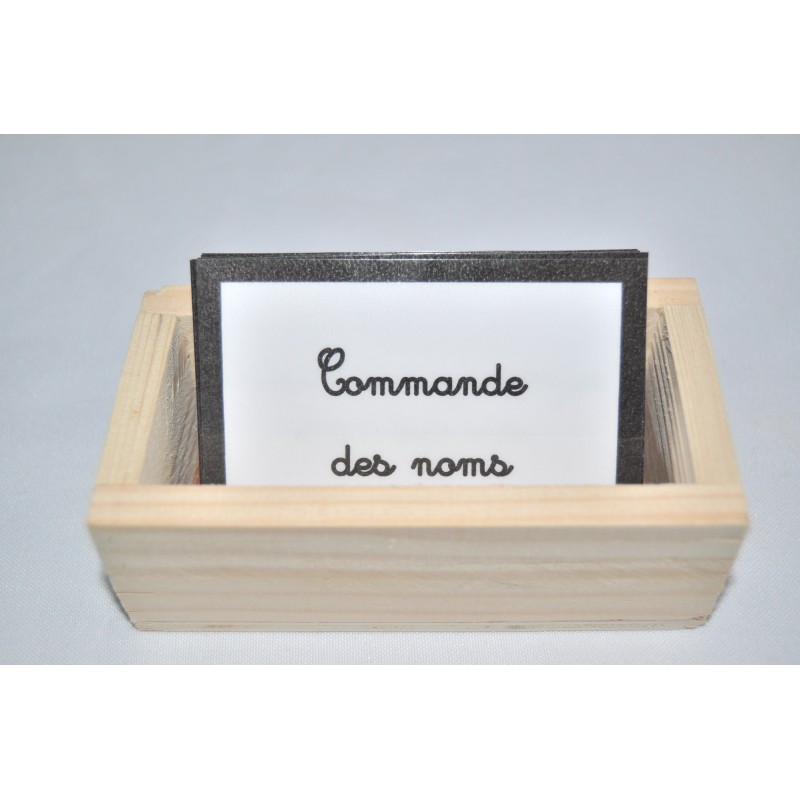 Commande sur les noms