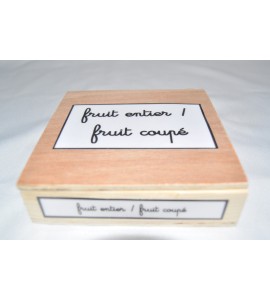 coffret fruits entiers - fruits coupés