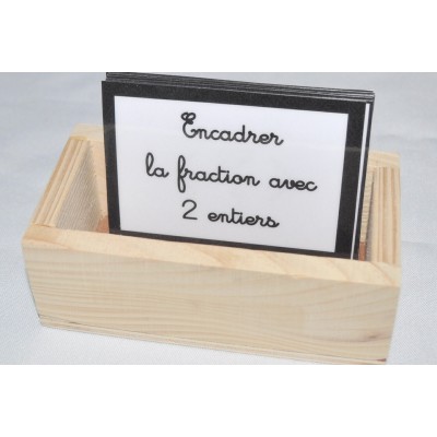 Encadrer la fraction avec 2 entiers