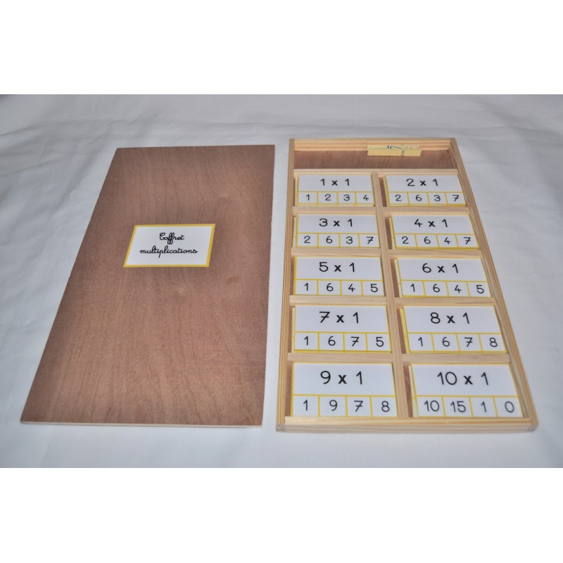 Coffret table de multiplication