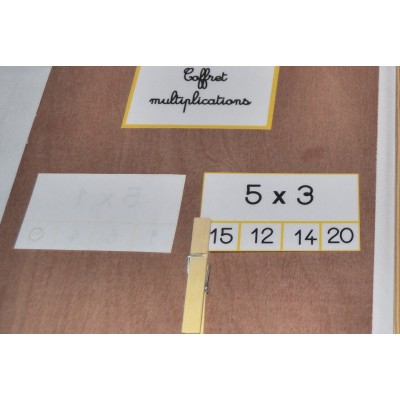 Coffret table de multiplication