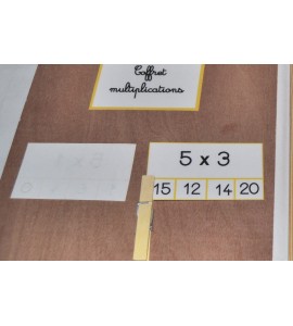 Coffret table de multiplication